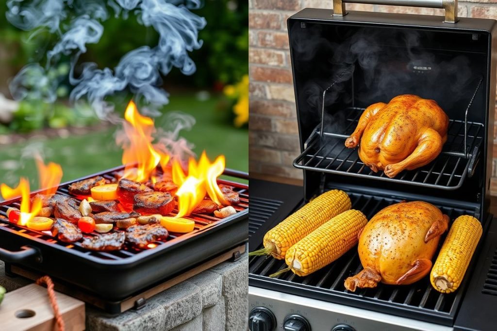 Direct and Indirect Grilling Techniques