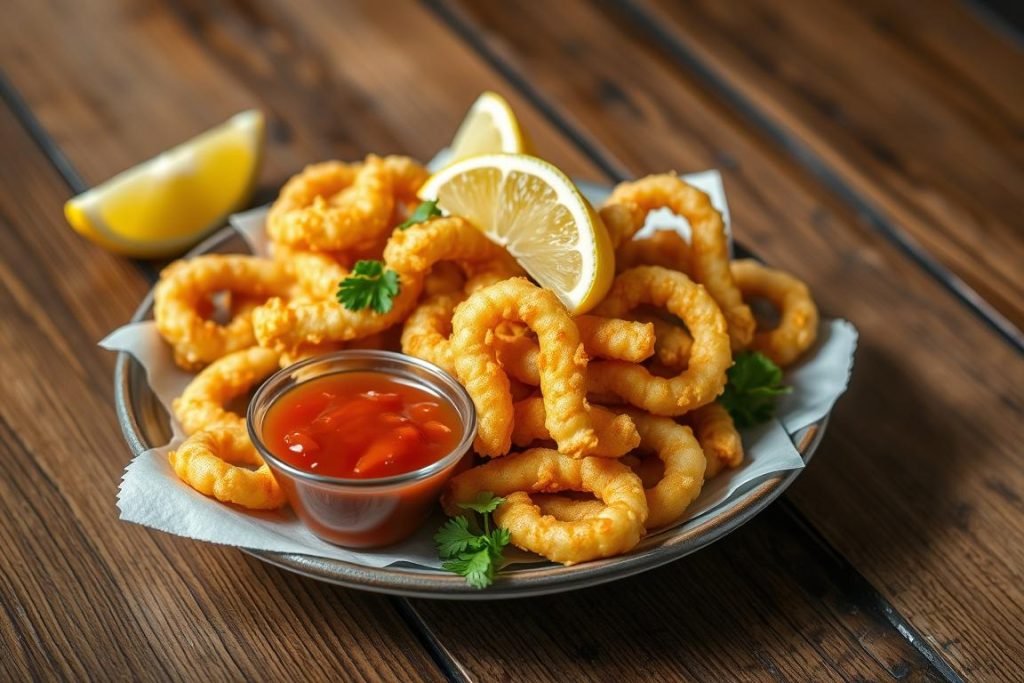 Fried Calamari Dish
