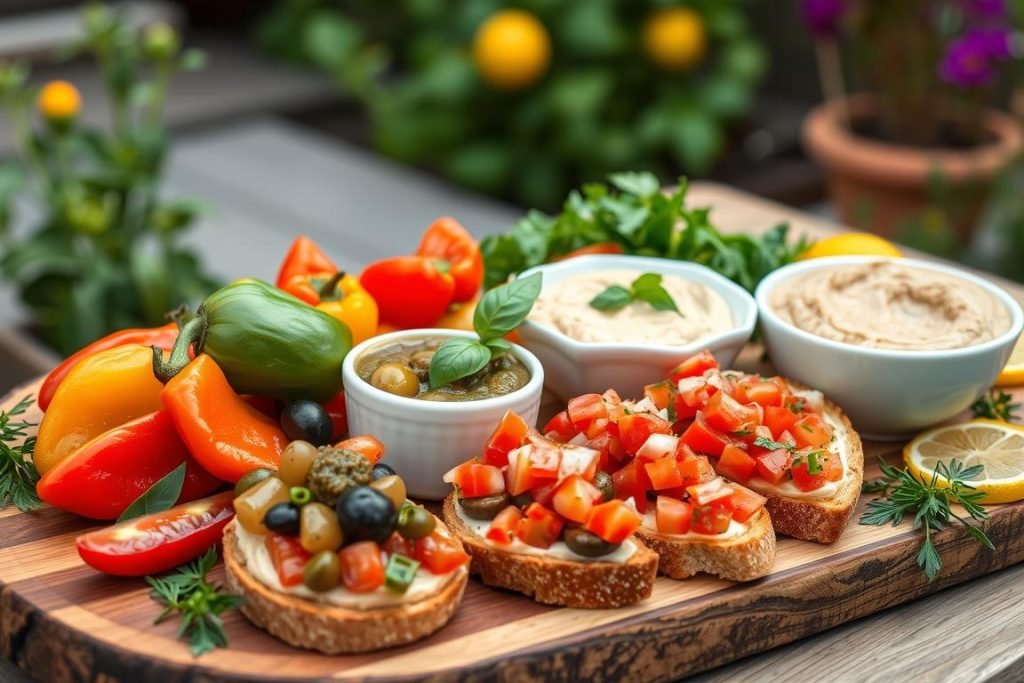 Mediterranean Diet Inspired Healthy Italian Appetizer