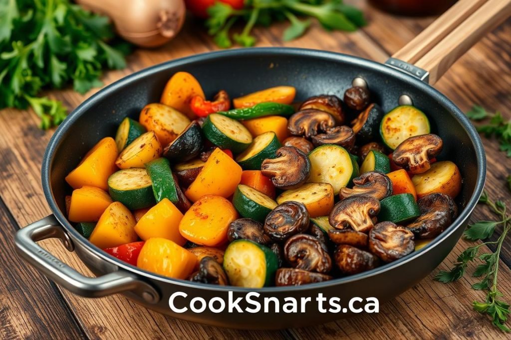 Perfectly browned sauté