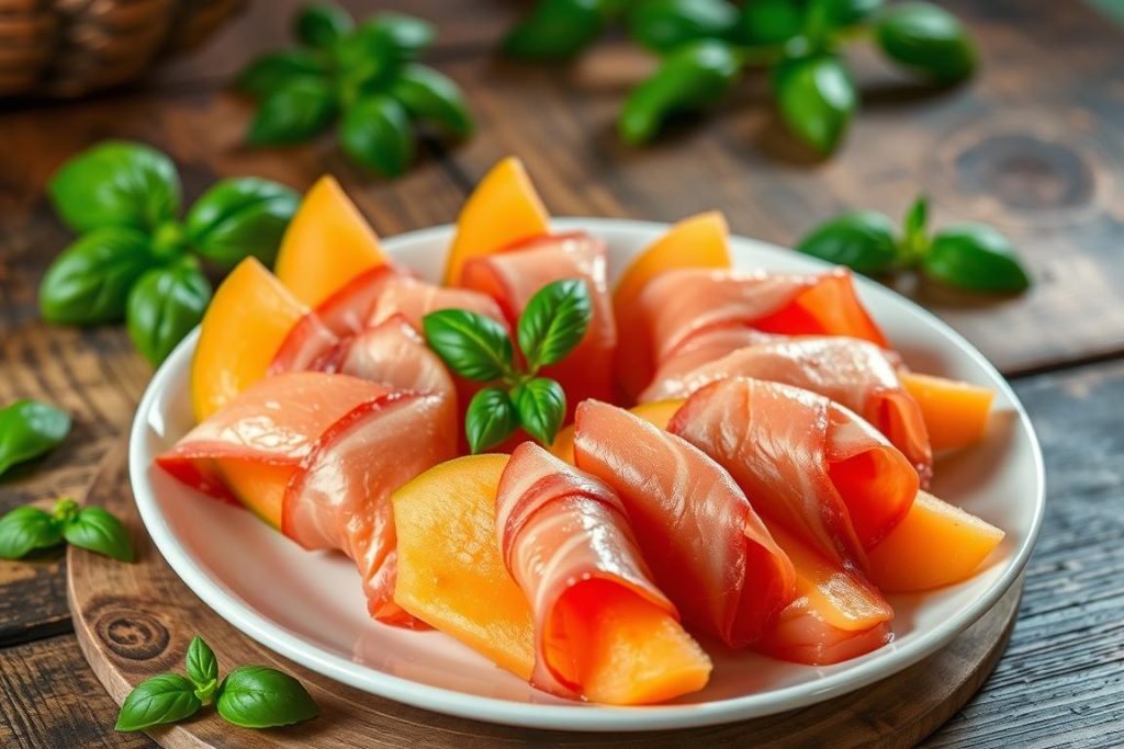 Prosciutto Wrapped Melon