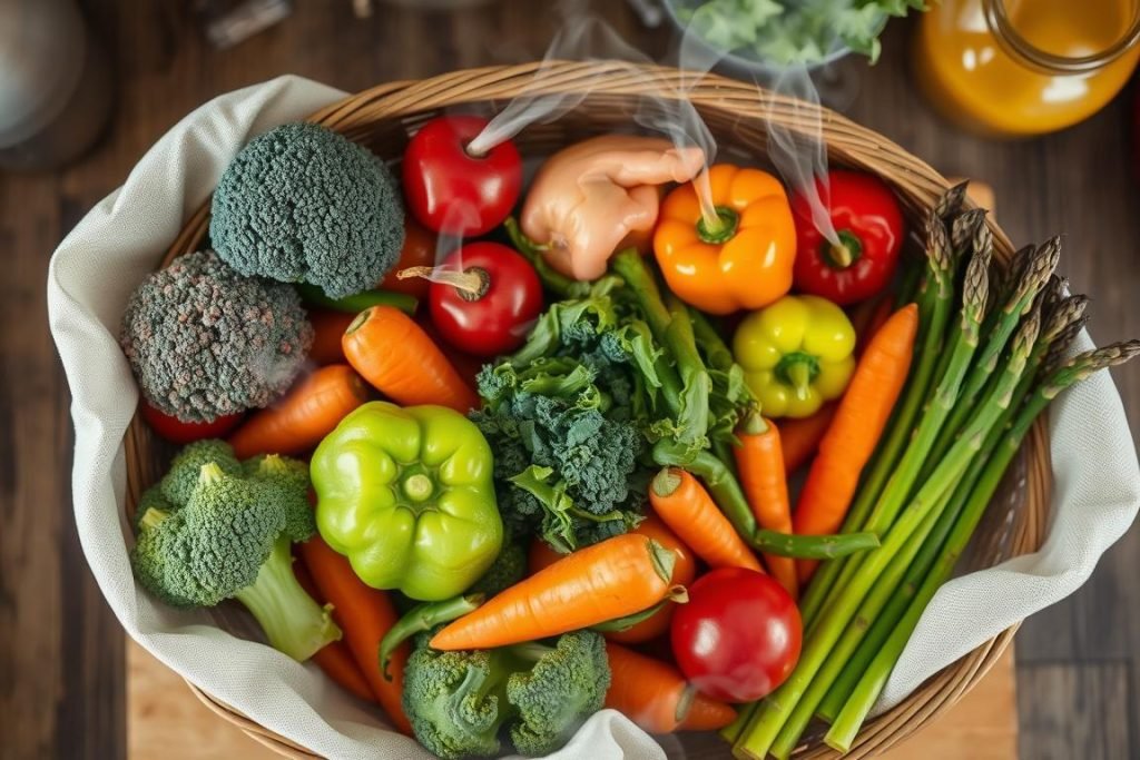 Steaming Fresh Produce