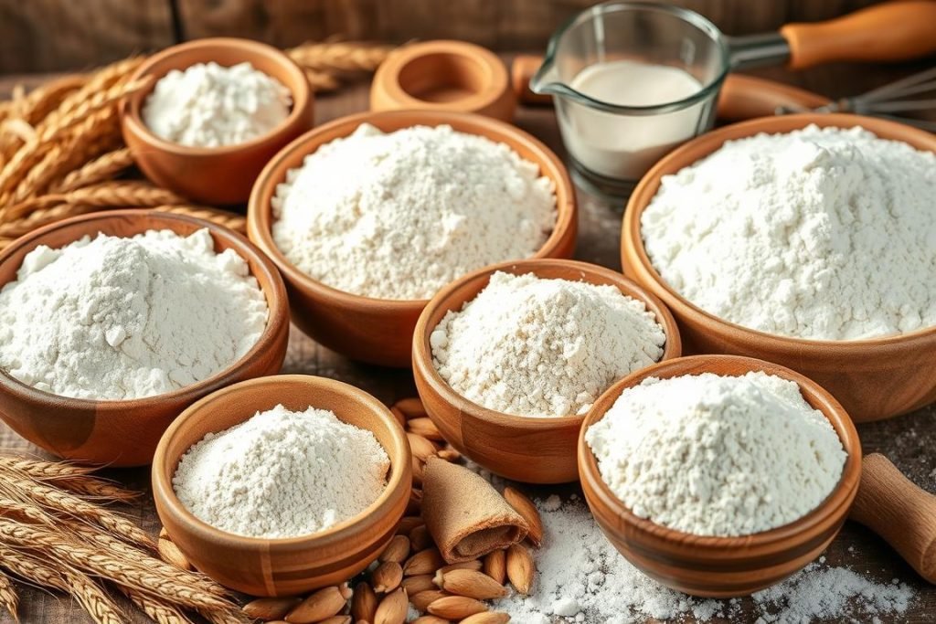Varied Types of Flour