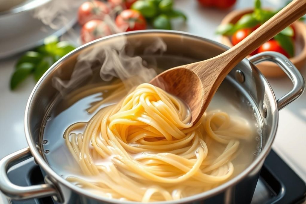 cooking pasta al dente