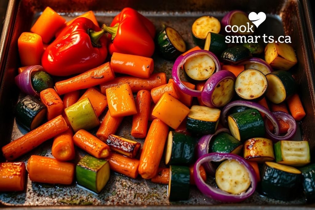 oven-roasted vegetables