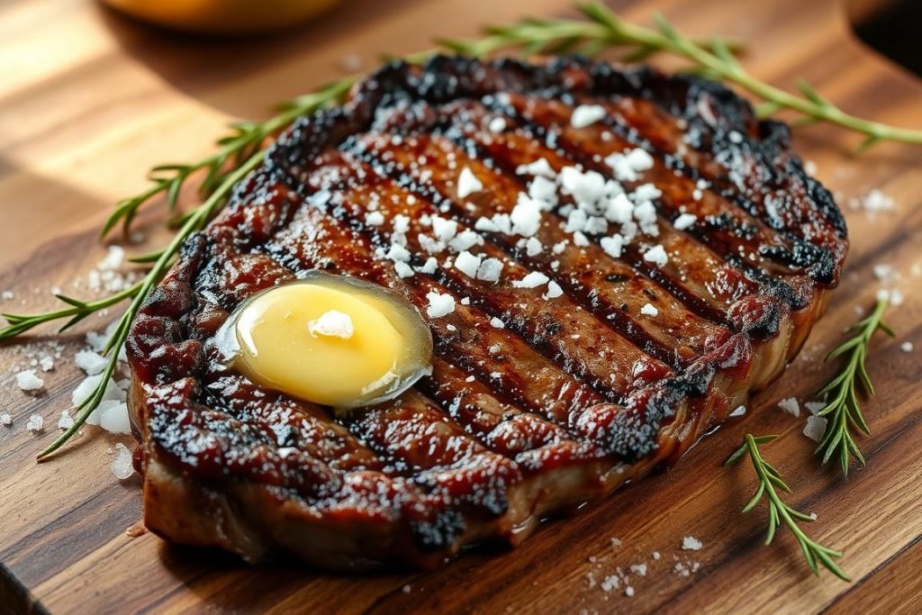 Maldon Sea Salt on Steak