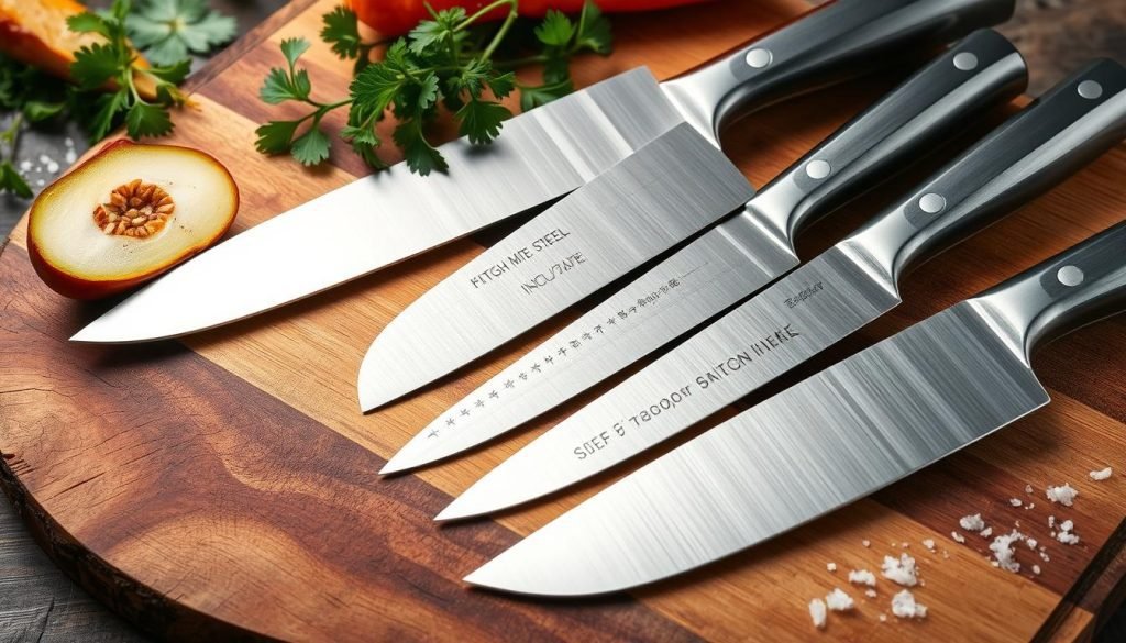 high-carbon steel knives