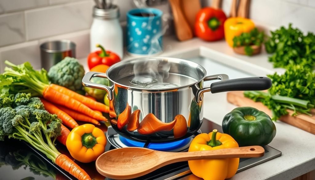 how to boil vegetables