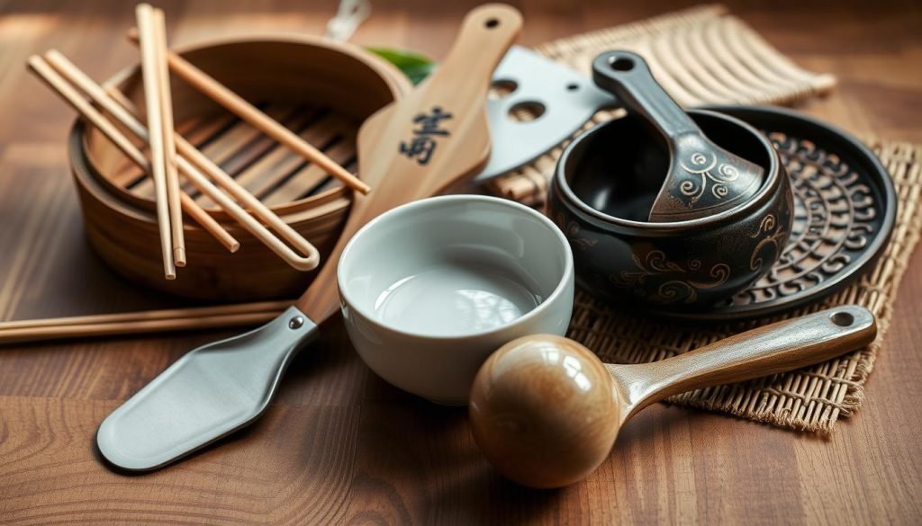 Asian utensils for cooking