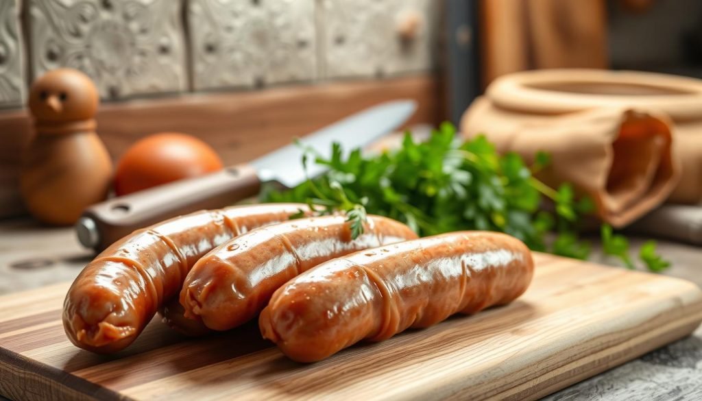 Bratwurst preparation