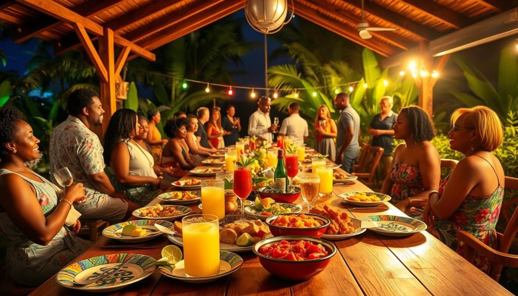 Caribbean Flavors Dinner Party