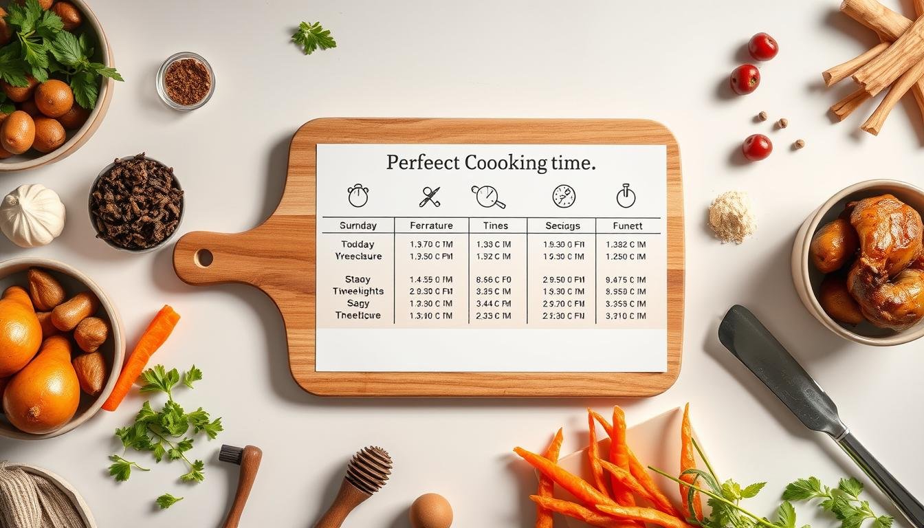 Perfect Cooking Times and Temperatures Guide