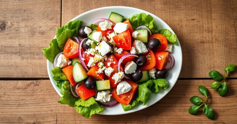 Greek Salad Recipe: Simple & Healthy