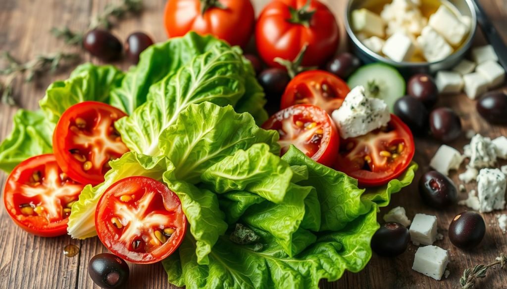 Greek salad ingredients