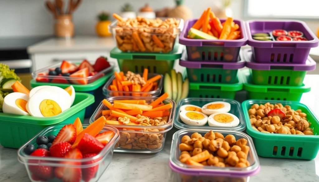 Healthy snacks for meal prep