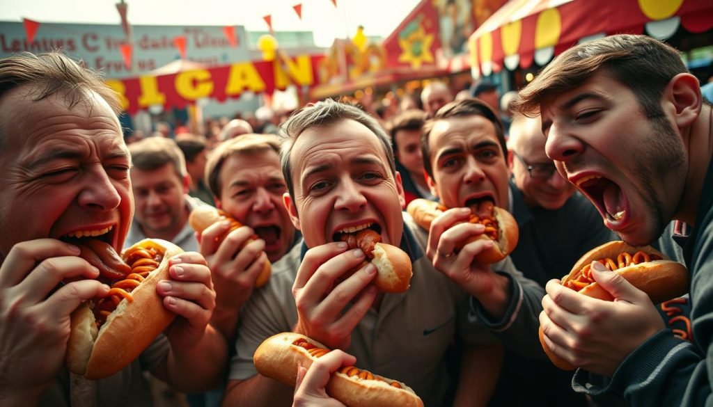 Hot Dogs eating contest