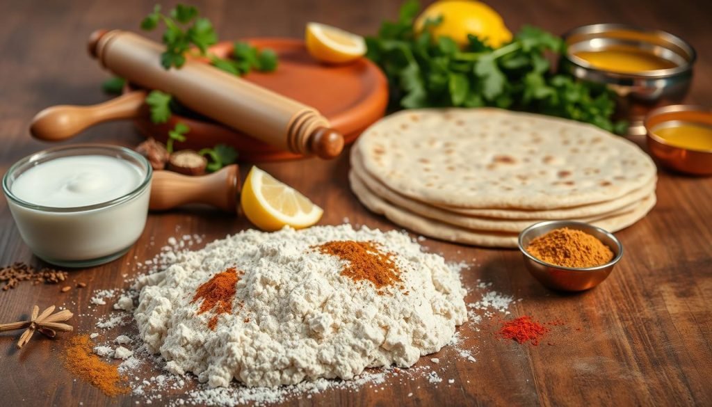 Indian flatbreads ingredients
