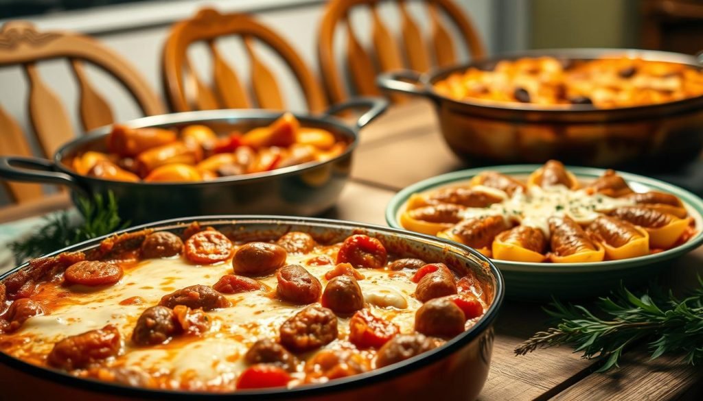 Italian Sausage Casserole variations