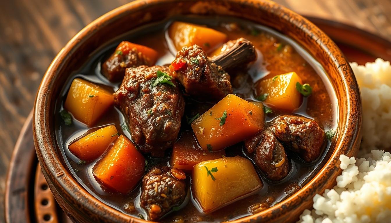 Caribbean Oxtail Stew: Rich & Hearty