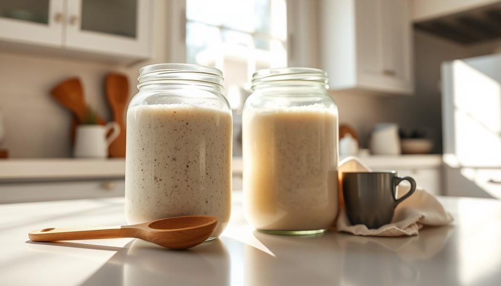 Refreshing sourdough starter techniques