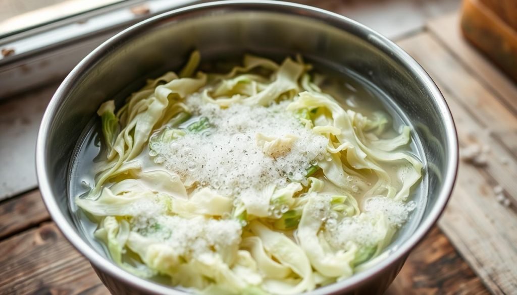 Sauerkraut fermentation process