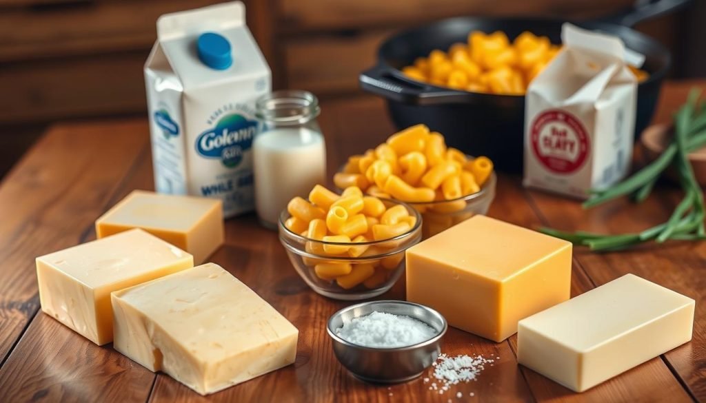 Southern Mac and Cheese Ingredients