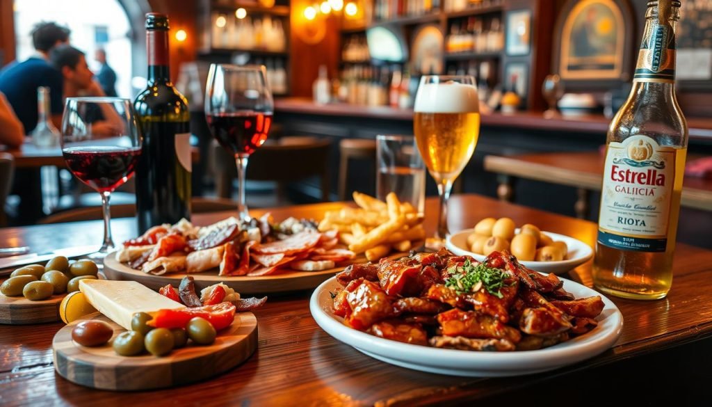 Spanish drinks and tapas pairing