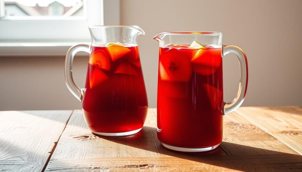 Storing Spanish sangria