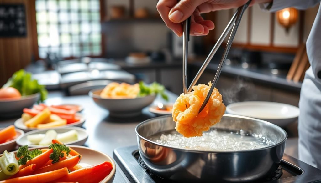 Tempura cooking techniques