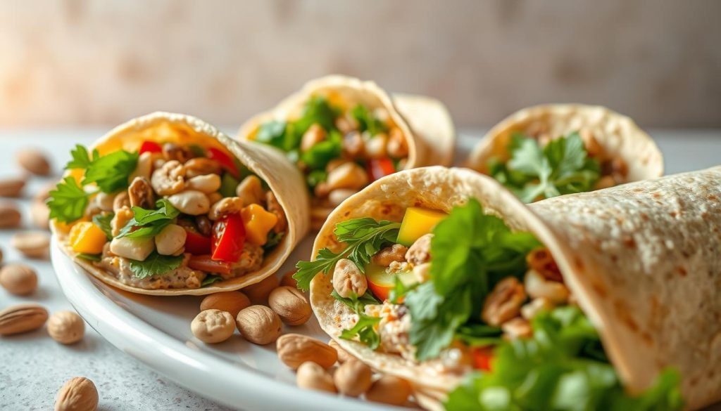 Vegan Wraps with Nut-Based Ingredients
