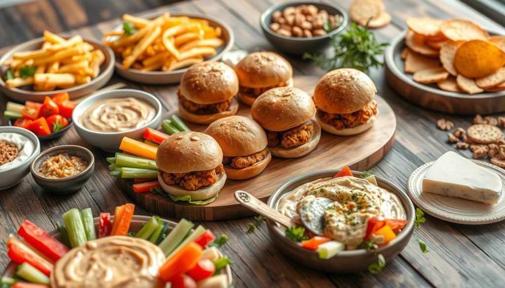 Vegan snacks and appetizers