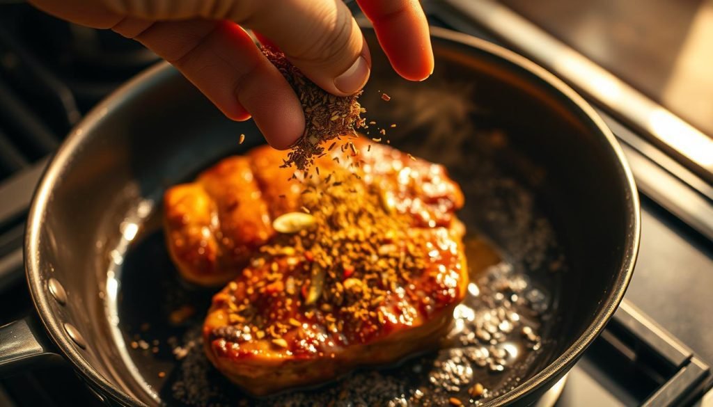 adding flavor