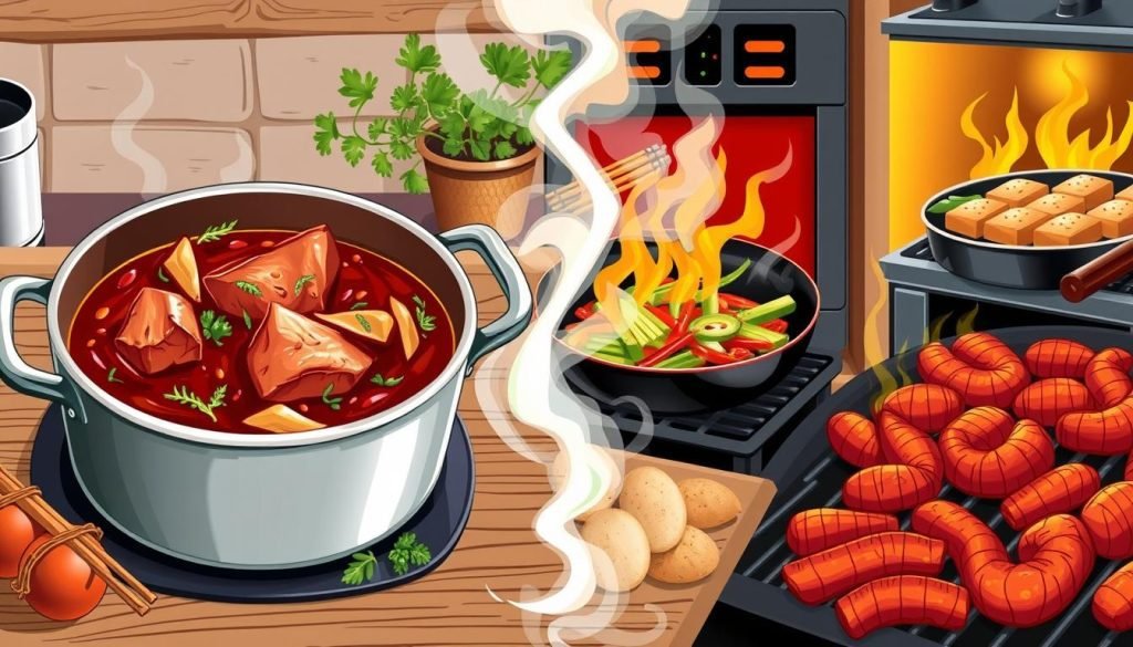 cooking methods contrast cooking methods contrast