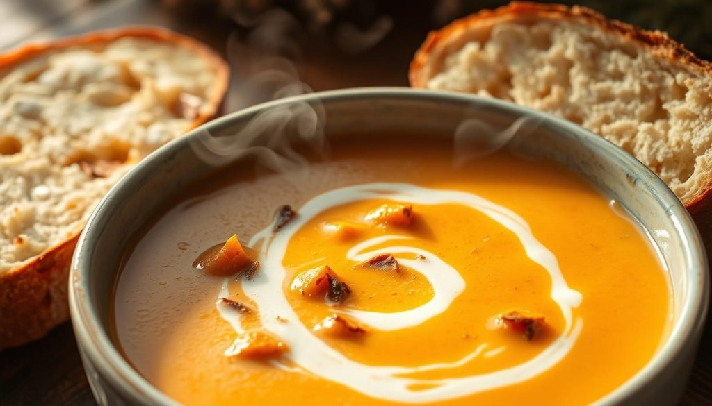 creamy pumpkin soup