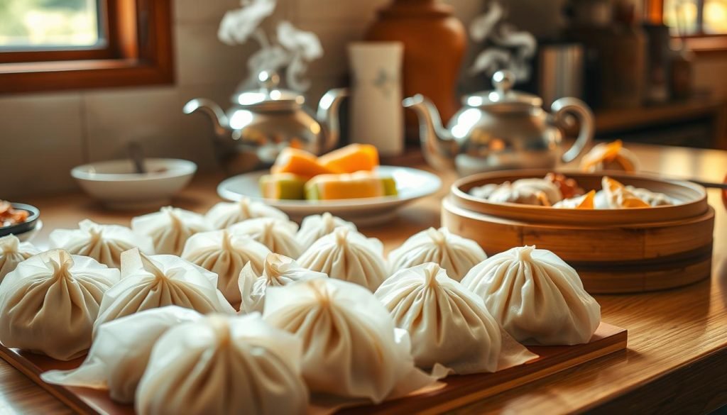 homemade dim sum