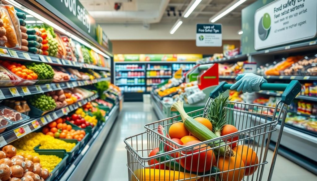 safe grocery shopping