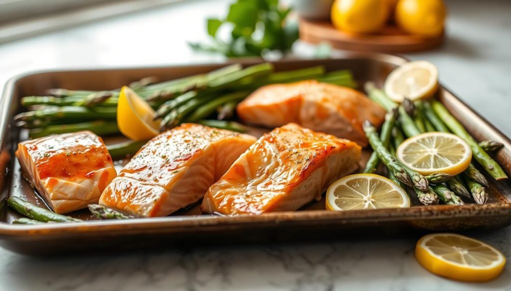 sheet pan cooking salmon dinner ideas