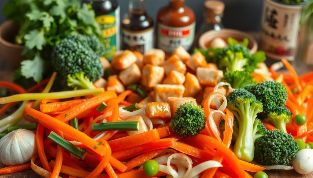 stir-fry ingredients