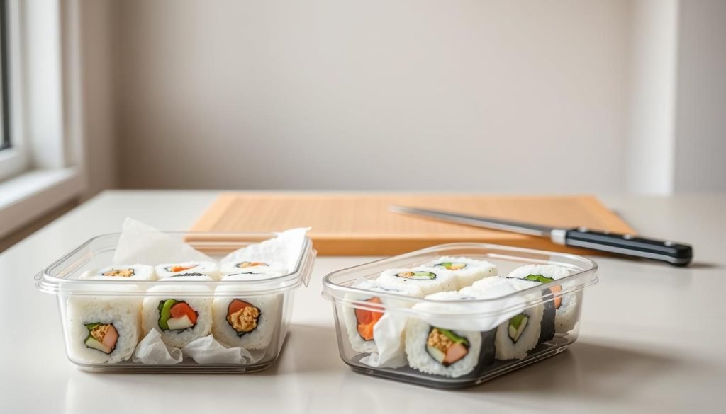 storing sushi