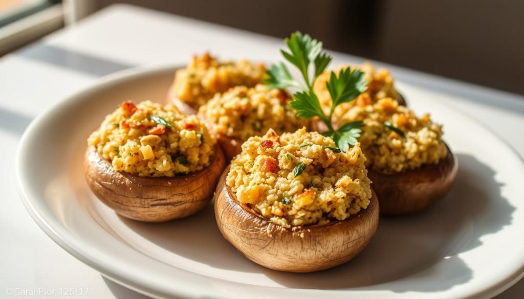 stuffed mushrooms