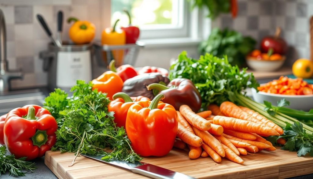 vegetable prep