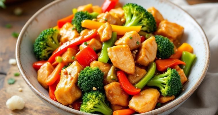 Quick and Healthy Chicken Stir-Fry with Vegetables
