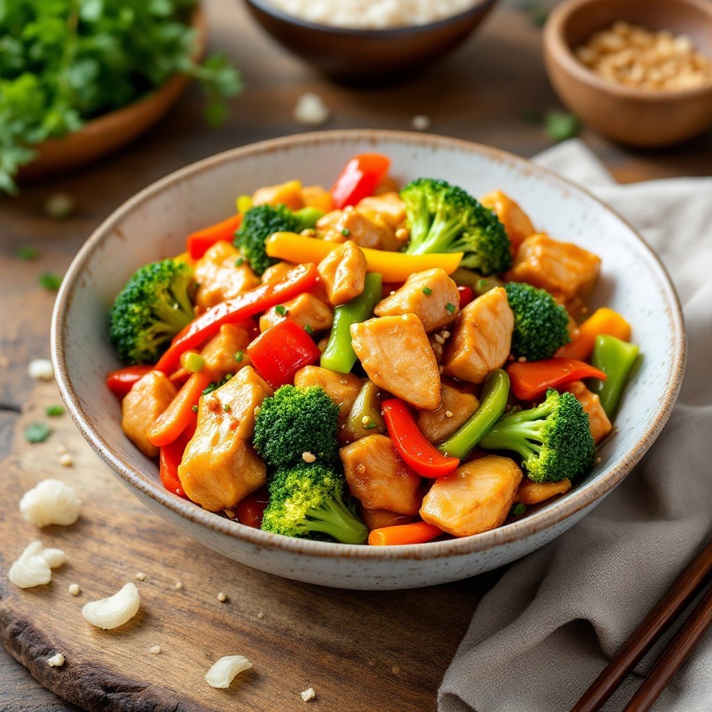 Quick and Healthy Chicken Stir-Fry with Vegetables