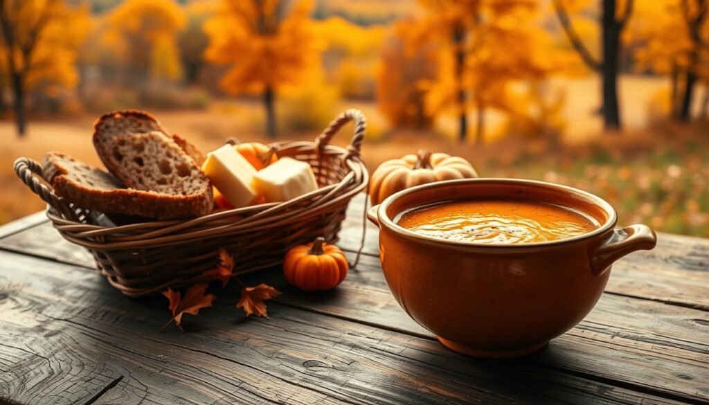 Fall Comforts: Pumpkin Soup and More