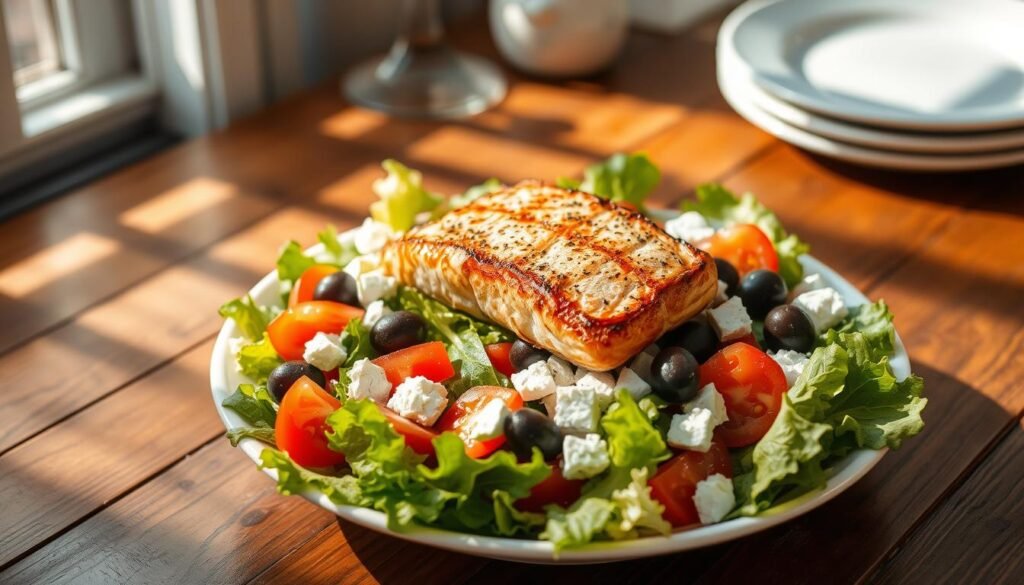 Greek salad main courses