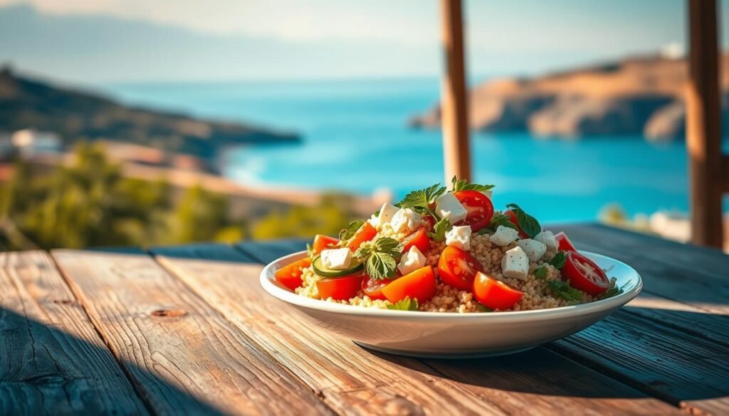 Mediterranean dinner salads