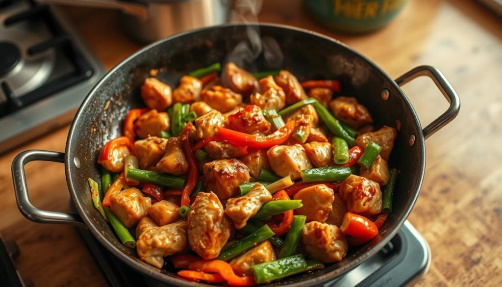 Quick chicken stir-fry