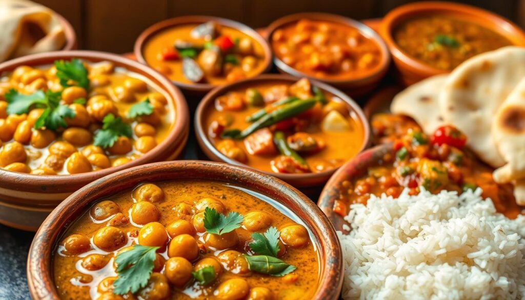 classic Indian vegetable curries