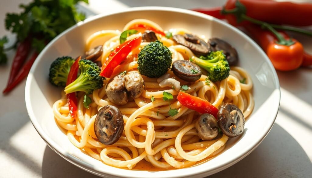creamy vegetarian pasta