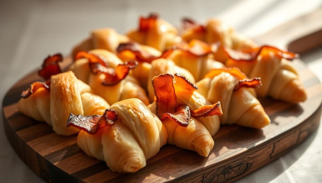 crescent roll appetizers with bacon